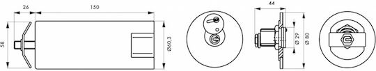 Thirard Safe L15xW58xH44cm 00012231