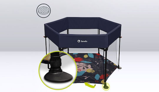 Lionelo Roel Babybett Grau 135x135cm