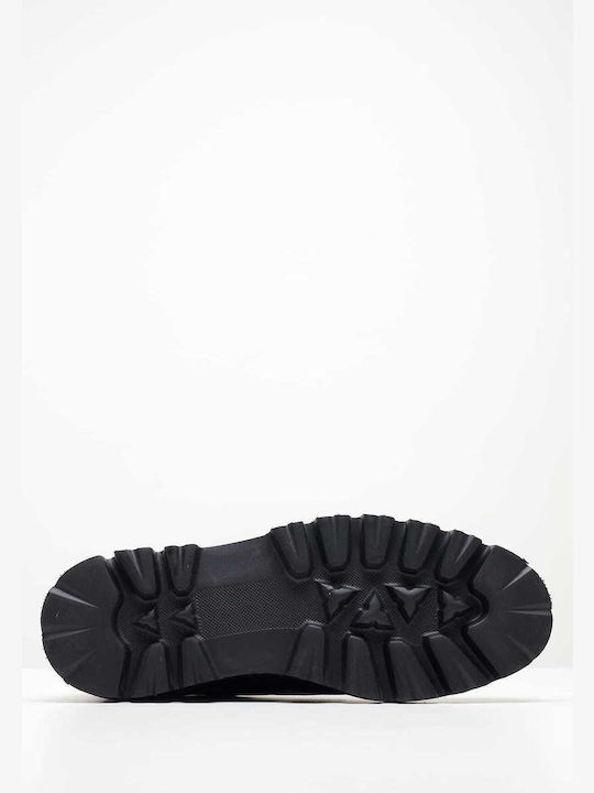 Leder Schwarz Herrenstiefel
