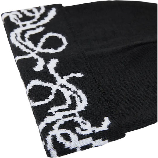 Wandered Beanie Unisex Beanie Knitted in Black color