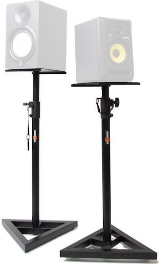 STAND4ME Standuri Pentru Boxe de Pardoseală MON 1 MKII (Set 2 Bucăți) în Culoare Neagră