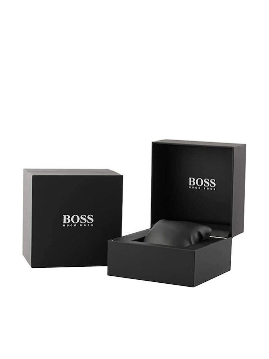 Boss Peak Men's Watch 44mm Chronograph Battery with Metal Bracelet