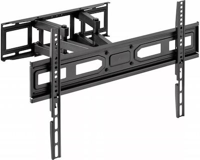 Art Ar-90 Βάση Τηλεόρασης Τοίχου με Βραχίονα έως 80" και 40kg Μαύρο