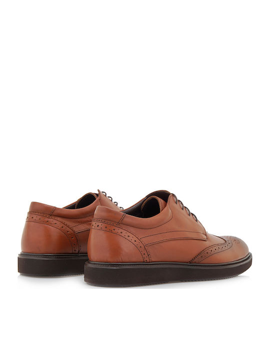 Men's Leather Oxfords Tabac Brown