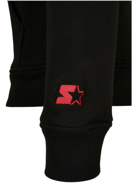 Hanorac Fleece cu Glugă Negru