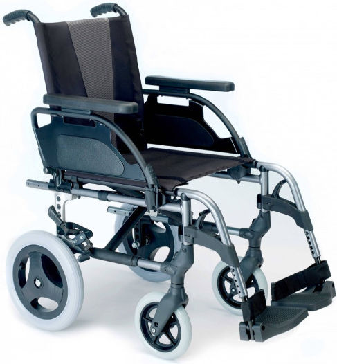 Sunrise Medical Инвалидна количка 12" Сгъваемо 26см 103685-12 Син