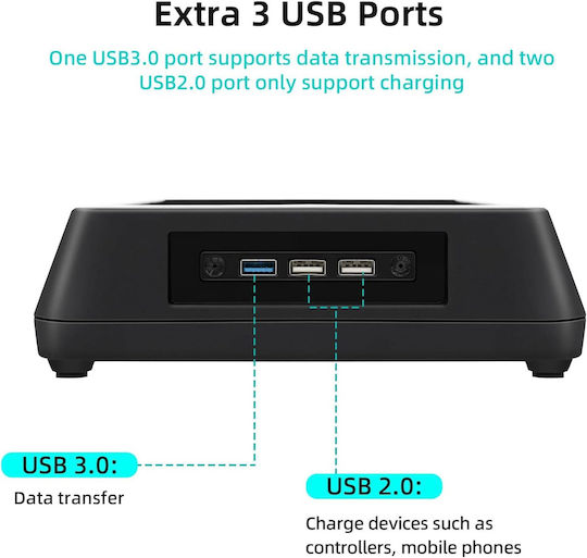 Cooling Base for Xbox Series Xbox in Black Color