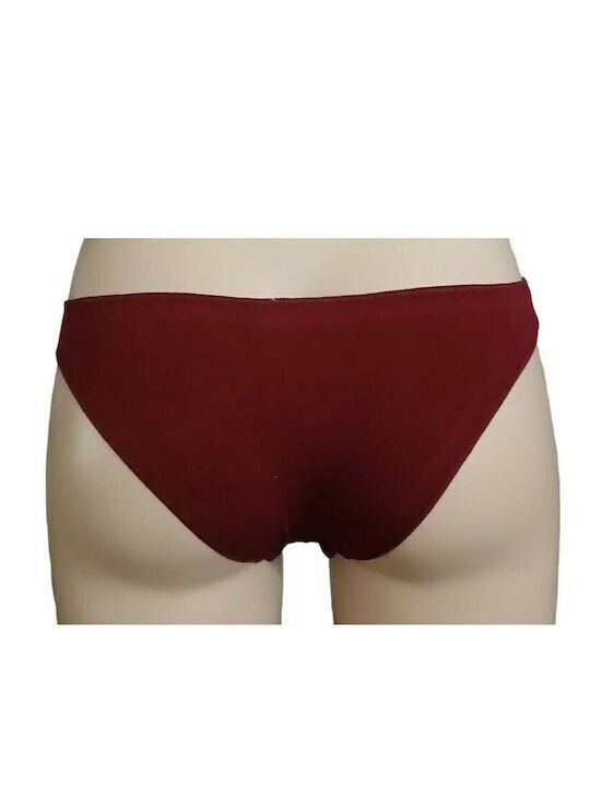 Femeie Slip fără cusături Burgundy