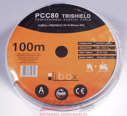 Libox Καλώδιο Ηχείου Ατερμάτιστο 100m (265508)