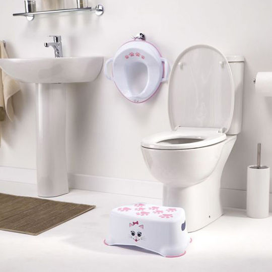 My Carry Potty Single Kids Step Stool for Bathroom White