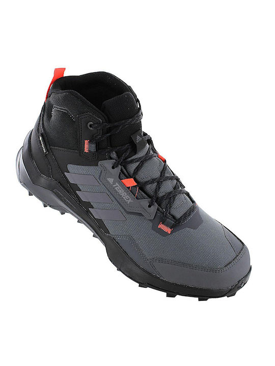 Adidas Terrex AX4 Mid GTX Bocanci de Drumeție Impermeabil cu Membrană Gore-Tex Negre