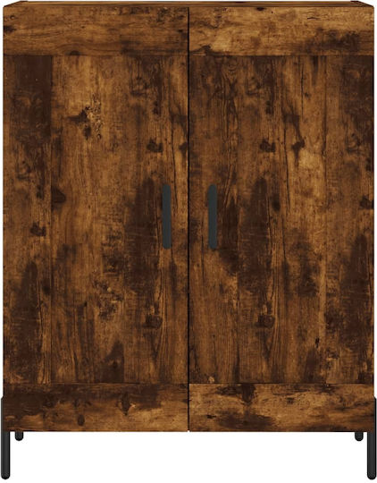 Μπουφές Ξύλινος Καπνιστή Δρυς 69.5x34x90cm
