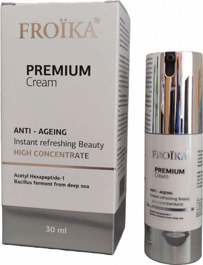 Froika Premium 24ωρη Αντιγηραντική Κρέμα Προσώπου με Υαλουρονικό Οξύ & Ceramides 30ml