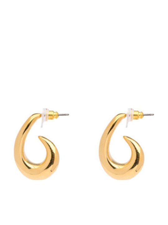 Philio Earrings Titanium Gold Plated