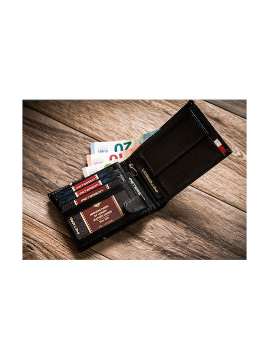 Δερμάτινο Ανδρικό Πορτοφόλι με RFID Μαύρο