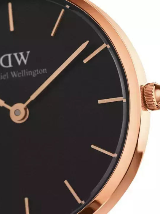 Daniel Wellington Petite Мъжки часовник 28мм На батерия с Метална гривна