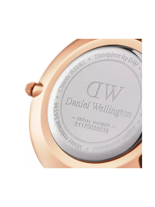 Daniel Wellington Classic Petite Sheffield Womens Watch 32mm Battery with Metal Bracelet