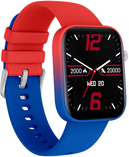 Rubicon SR042C 37mm Smartwatch με Παλμογράφο (Πολύχρωμο)