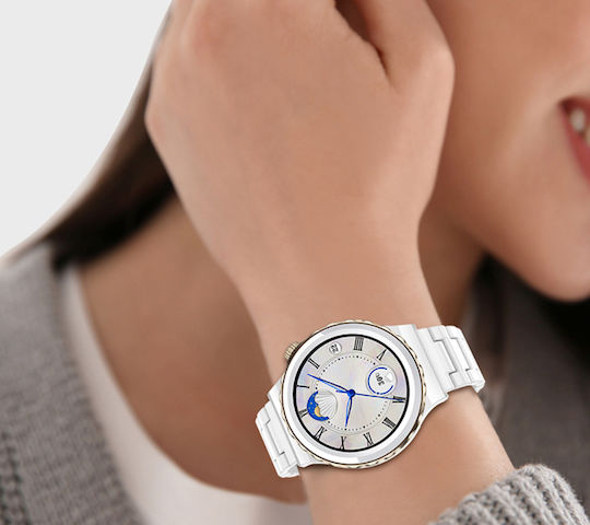 Rubicon SR038D Smartwatch mit Pulsmesser (Weiß)