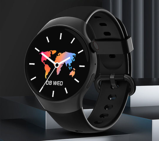 Rubicon SR031B Smartwatch with Heart Rate Monitor (Pink)