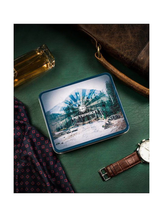 Leather Men's Wallet Cards with RFID