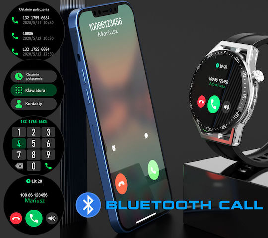 Rubicon SR033C Smartwatch (Negru)
