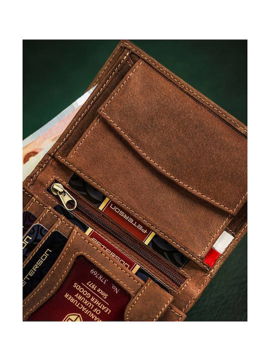 Leather Men's Wallet Cards with RFID