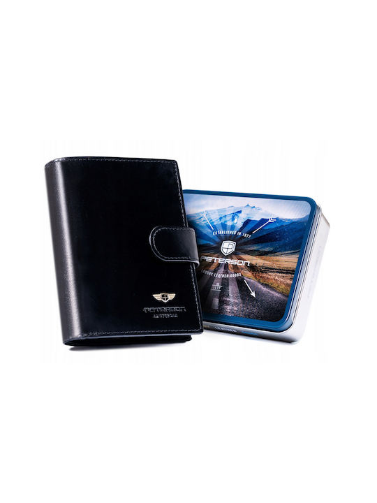 Men's Leather Card Wallet with RFID Beige