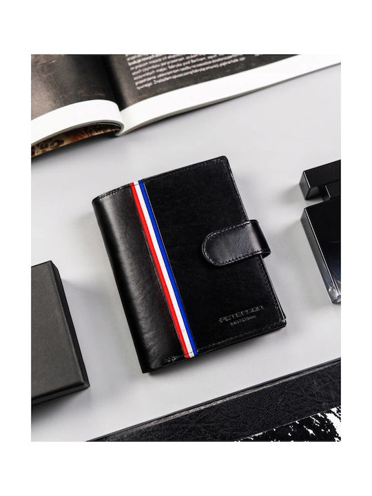 Leather Men's Wallet Cards with RFID