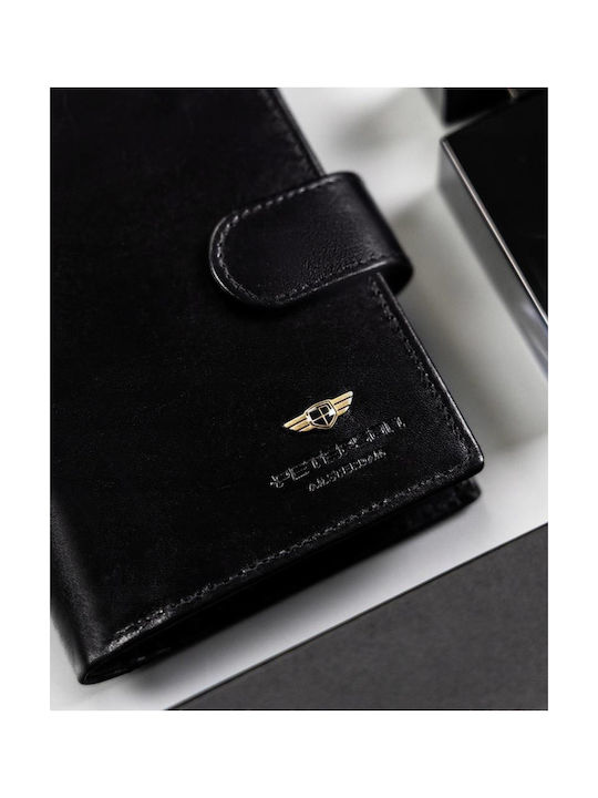 Men's Leather Card Wallet with RFID Beige