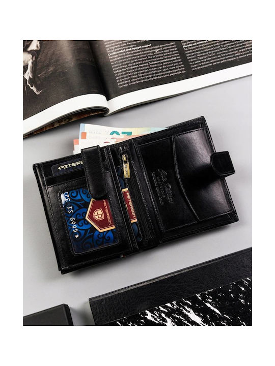 Leather Men's Wallet Cards with RFID
