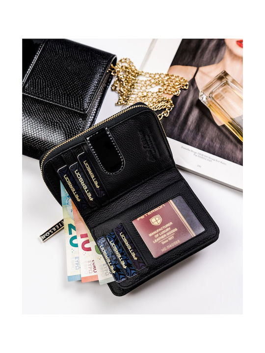 Leather Men's Wallet Cards with RFID
