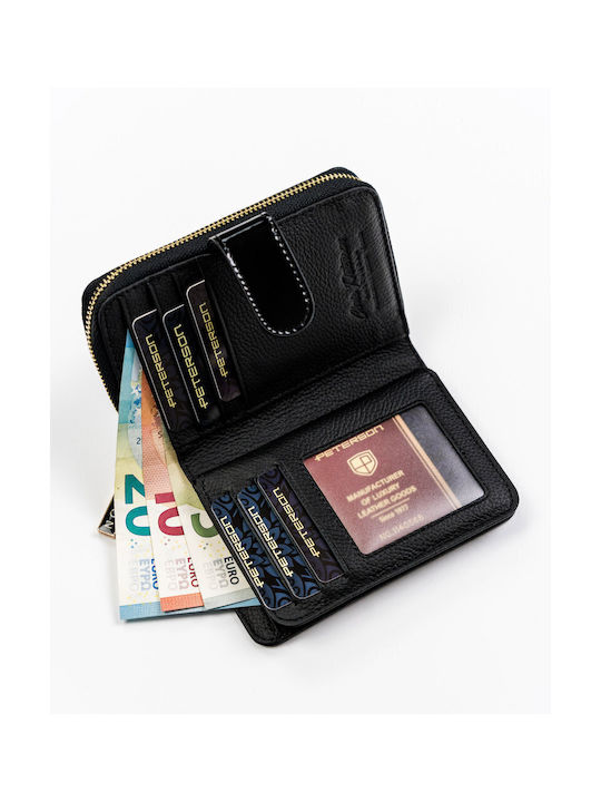 Leather Men's Wallet Cards with RFID
