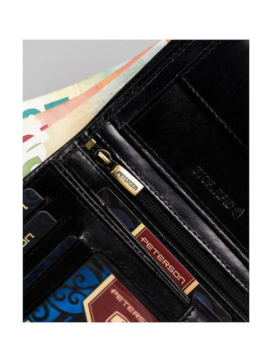 Leather Men's Wallet Cards with RFID