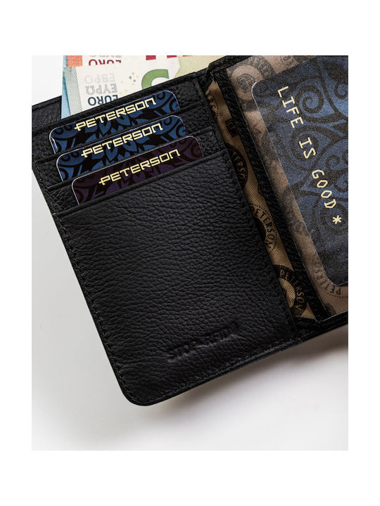 Leather Men's Wallet Cards with RFID
