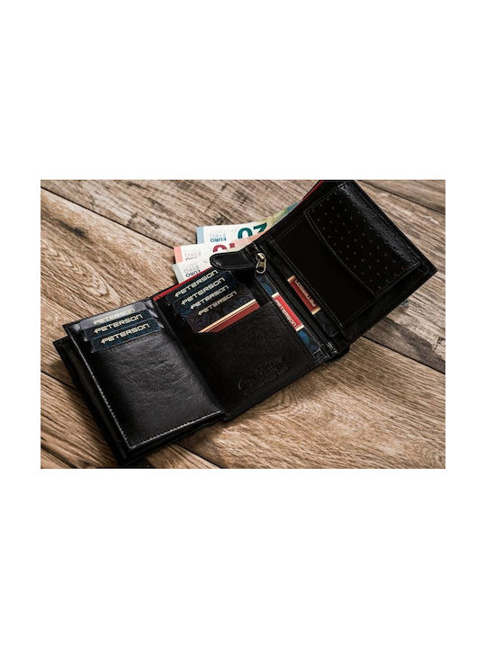 Leder Herren Geldbörse Karten mit RFID Beige