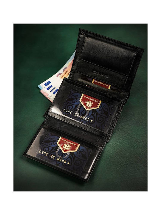 Δερμάτινο Ανδρικό Πορτοφόλι Καρτών με RFID Μπεζ