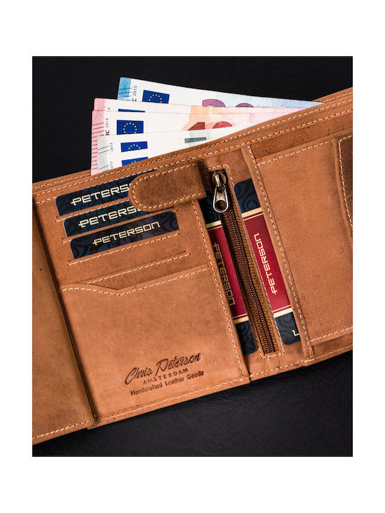 Leather Men's Wallet Cards with RFID