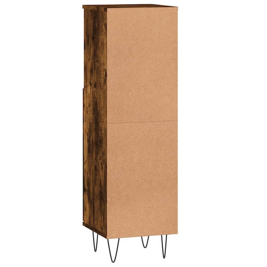 vidaXL Ντουλάπι Μπάνιου 30x30x100cm Δρυς