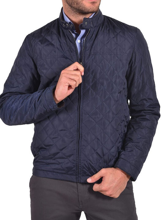 Dors Herren Winter Jacke Leder Wasserdicht Braun