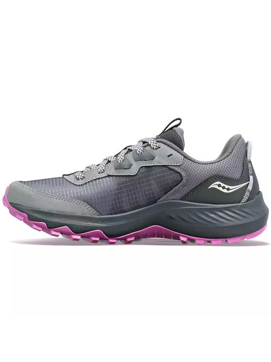 Saucony Aura TR Sport Shoes Trail Running Gray