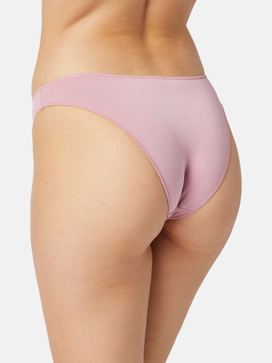Rio Modal Fimelle Damen Slip 2Pack Rosa