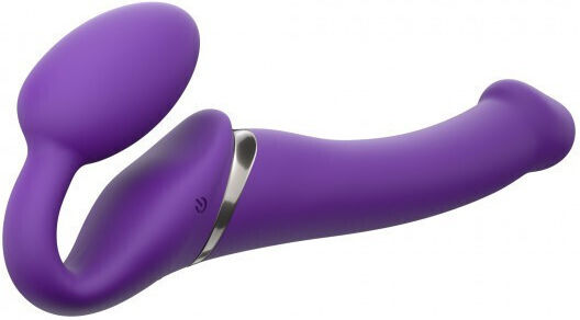 Strap On Me Strapless Strap On με Dildo με Δόνηση σε Μωβ Χρώμα