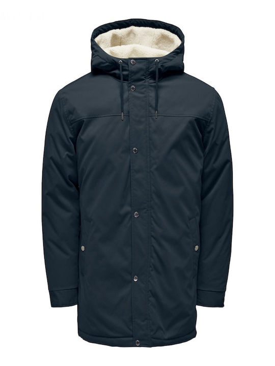 Winter Jacket Parka Blue