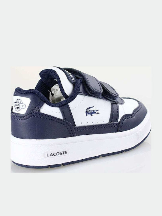 T-clip Kinder Sneakers mit Klettverschluss Weiß
