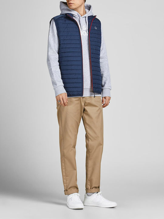 Sleeveless Winter Jacket Puffer Navy Blazer