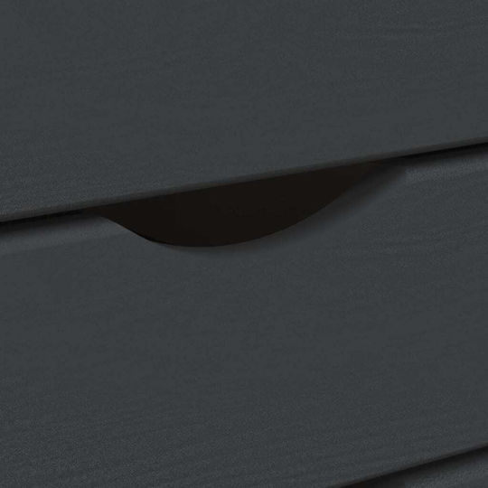 vidaXL Büroaufbewahrungsschublade aus Massivholz mit Rädern in Grau 34x39x65,5cm