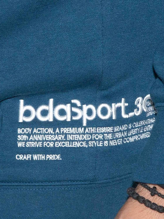 Sweatshirt Für Herren Mit Kapuze Blau