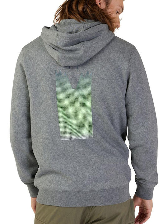 Fox Herren Sweatshirt Jacke mit Kapuze Gray