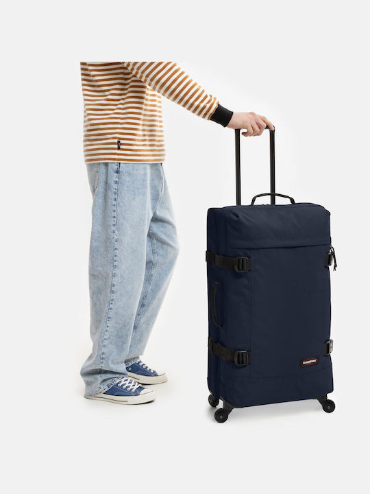 Eastpak Trans4 L Valiză Mare de Călătorie Ultra Marine cu 4 Roți Înălțime 75 cm